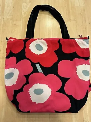 Marimekko Unikko Shoulder Bag Women's Canvas Poppy Print Multicolor • $18