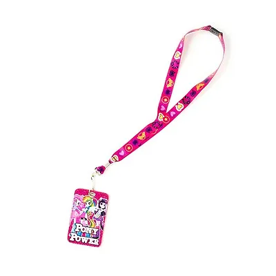 My Little Pony Lanyard Pony Power ID Holder Keychain Hasbro Pink Faux Leather  • $10.95