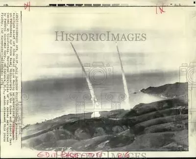 1971 Press Photo Minuteman Missiles In Test Launch Vandenberg Air Force Base • $19.99