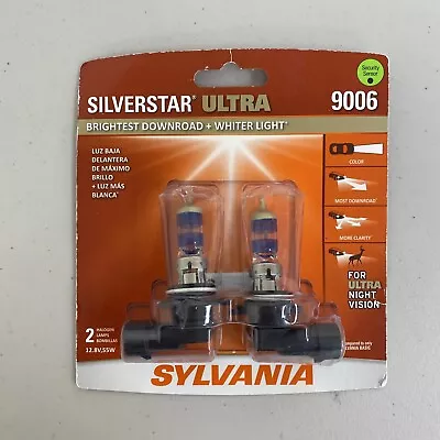 Sylvania 9006 SilverStar ULTRA High Performance Headlight Pair Set 2 Bulbs • $6.50