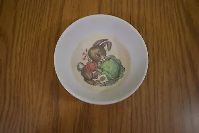 PETER RABBIT  Deluxe Melamine Bunny Children’s Bowl 3258 Oneida Vintage • £5.39