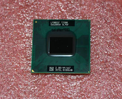 Intel Mobile .Core 2 Duo T7200 2.0GHz 4M 667FSB SM LP CPU SL9SF • $9.70