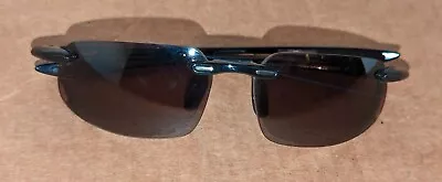 MAUI JIM KANAHA RX MJ-909-02 Japan Black Wrap Sunglasses FRAME ONLY 61-15mm • $99.11