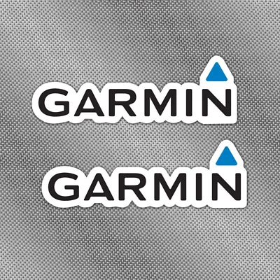 $8.50 • Buy 2x Garmin 8  GPS Full Color Sticker Decals Fishing Boat Trailer Camping, Hunting