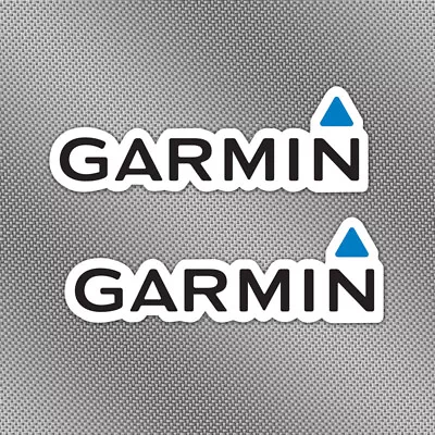 $8.50 • Buy 2x Garmin 8  GPS Full Color Sticker Decals Fishing Boat Trailer Camping, Hunting