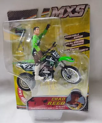 Chad Reed Road Champs MXS Rare Jakks Moto X Dirt Bike Toy Motocross Kawasaki • $40