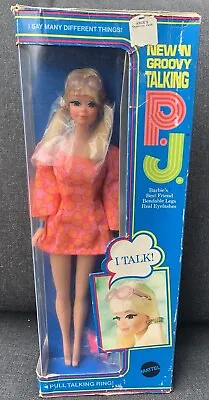 New Vintage 1969 Mattel Barbie New N Groovy Talking PJ Doll  *READ Doesn't TALK • $365