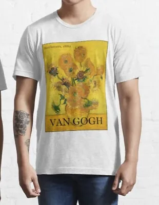 Van Gogh Sunflowers T Shirt - 1889 - Art T Shirt - %100 Premium Cotton • £12.95