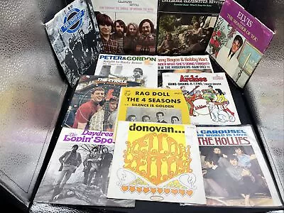 1960’s RPM 12 RECORD LOT - W SLEEVES Creedence Elvis Hollies Donovan Etc • $19.99