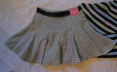 $19.88 • Buy Gymboree PETITE MADEMOISELLE Houndstooth Skirt With Attached Slip NWT 6 7 8