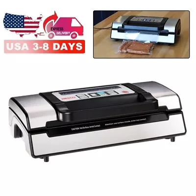$101.90 • Buy Kitchen NESCO VS-12 Deluxe Vacuum Sealer Double Heat Seal Food Fresh 3 Settings