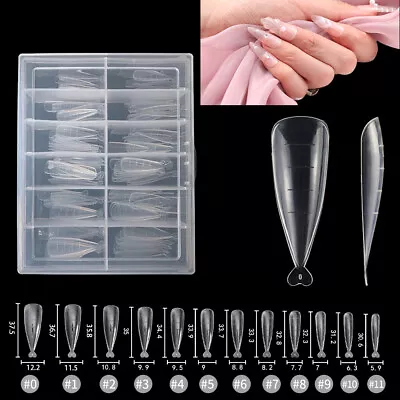 120Pcs Quick Poly Building Gel Mold False Nail Tips Extension Forms Nail Art US • $7.99