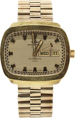 Vintage 38mm Movado Kingmatic Video Men's Automatic Wristwatch HS 360 Swiss • $335