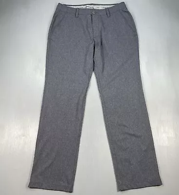 Under Armour Pants Mens 36x34 Gray Match Play Golf Performance Stretch UA • $19.89