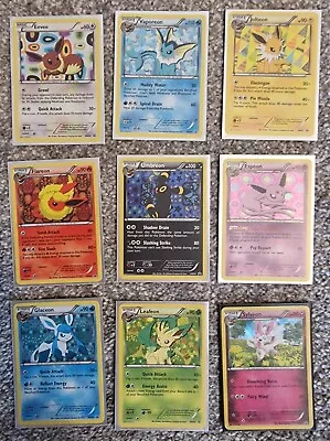 Eeveelutions BW87-BW94 Holo Black Star Promo Pokémon Cards Plus Sylveon XY94 • £90