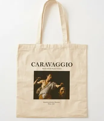 Caravaggio David With The Head Of Goliath Tote Bag - %100 Premium Quality Cotton • £12.95