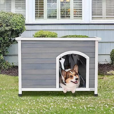 Outside Dog House Weatherproof No Tools Required Assembly (Medium Grey) • $212.66