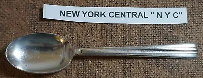 NEW YORK CENTRAL N Y C RAILROAD Teaspoon ( CENTURY ) INTERNATIONAL SILVER PLATE • $19.99