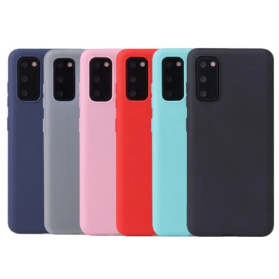 Shockproof Silicone Cover Slim Case For Samsung S21 S10 S20 Plus Ultra FE Note10 • $4.40