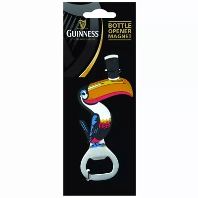 Guinness Toucan Bottle Opener Fridge Magnet • $15