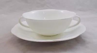 £20.99 • Buy Villeroy & And Boch ARCO WEISS White Soup Coupe / Bowl And Saucer