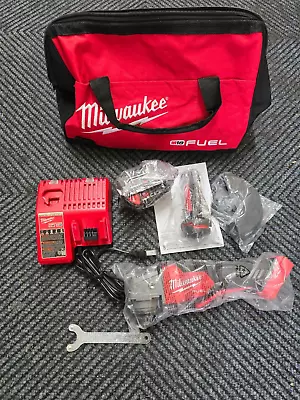 Milwaukee M18 FUEL 2880-20 Grinder Paddle 4 1/2 5  XC5.0 Batt Bag Charger • $209