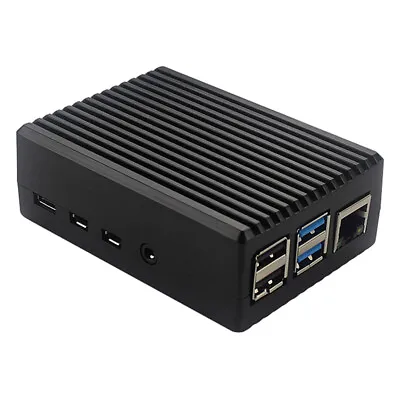 For GeeekPi Raspberry Pi 4 CNC Aluminum Case With Fan Heatsinks For Pi 4B_d1 • $11.32