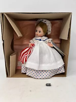 1982 Madame Alexander Betsy Ross #431 7” Original Box/Tissue/Stay/Stand/Booklet • $14