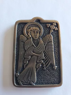 Vintage Celtic Book Of Kells - Matthew The Angel - Keychain *Belfast-Made* • $13.99