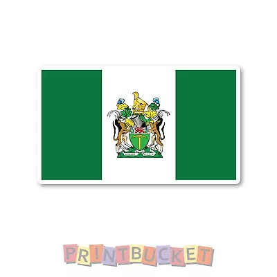 Rhodesia Flag 240mm Sticker Quality Water & Fade Proof Vinyl • $11.99