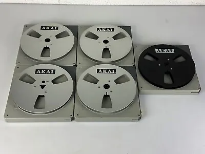 5x Original Akai 18 CM Aluminium Reel/Reel To Reel / Coil ( GX 255 77) • $383.41