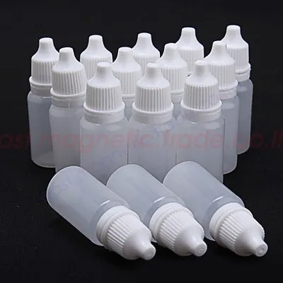 10pcs-100pcs 5ml 10ml 30ml Empty Plastic Squeezable Dropper Bottles Eye Liquid • $12.34