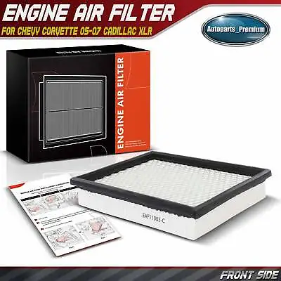 New Engine Air Filter For Chevrolet Corvette 2005-2007 Cadillac XLR 2006-2009 • $12.99