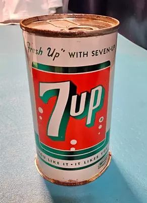 Sweet 7 Up SODA Pop Can W/ PULL TAB Top INTACK ANCHORAGE ALASKA IT LIKES YOU • $67.36