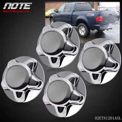 4 Pcs Chrome Wheel Hub Cap Center Cover Fit For 97- 03 Ford F150 Expedition Rim • $30.68