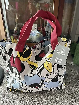 Minnie Mouse Canvas Tote Travel Bag Various Art Styles Disney Store • £27.24