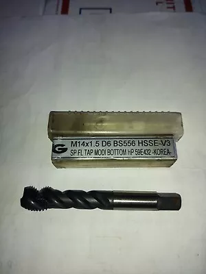 Yg Tap M14 X 1.5 D6 Bs556 Hsse-v3 Sp Fl Tap Modi Bottom Hp 59e432 • $19.99