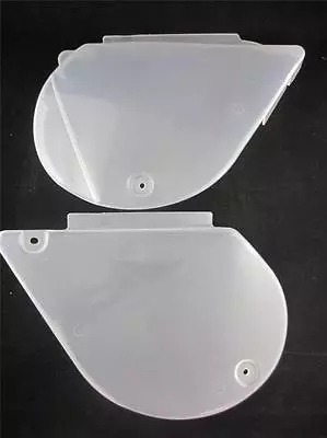 Yamaha YZ 250 400 D E Side Covers Clear Side Panels Opaque NEW • $99.99