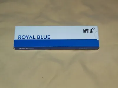 Two New Montblanc Royal Blue Medium Fineliner/rollerball Refills 128248 • $29.99