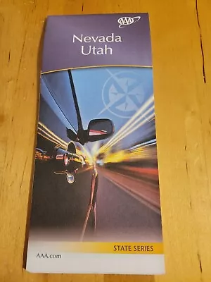 NEVADA UTAH NV UT State Map AAA Road Tour Map NEW • $7.90