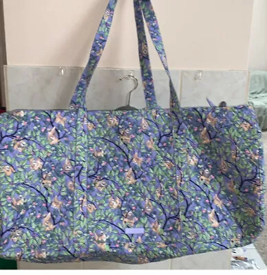 Vera Bradley XL Traveler Duffle Bag With Sloth Print • $59.95