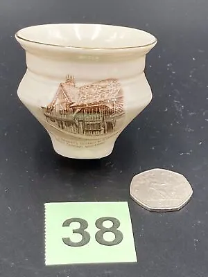 £12.50 • Buy WH Goss Crested China - Hornsea Atwick Roman Vase - Thomas A'Becket's Cottage