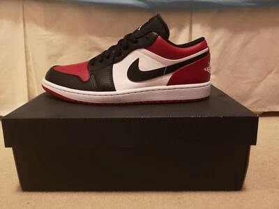 $200 • Buy Brand New Nike Air Jordan 1 Low Bred Toe US9.5 FREE EXPRESS SHIPPING! ✅