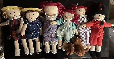 Madeline Rag Doll Lot Yarn Hair Plush Dolls Rare Pepito Danielle Nicole Eden • $70