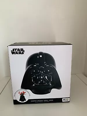 Star Wars Darth Vader Wall Vase Half Moon Bay Ceramic Brand New In Box • £14.99