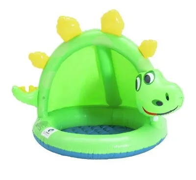 Chad Valley Dinosaur Shaped Paddling Pool Indoor Outdoor Inflatable Toy Game Kid • £20.99