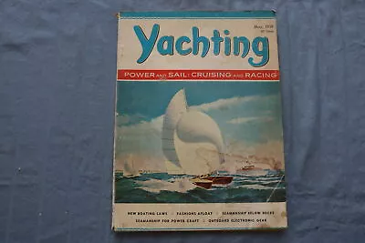 1959 May Yachting Magazine - Power And Sail: Cruising And Racing - E 9419 • $35