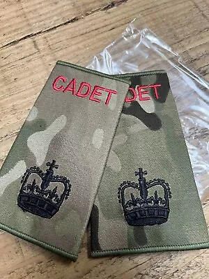 MTP Army Cadet Rank Slide X 2 CSM WO2 • £5