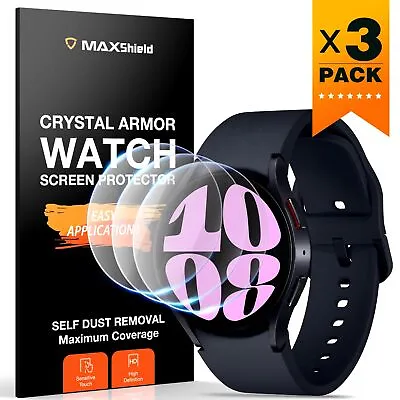 F Samsung Galaxy Watch 6 5 Pro 4 Classic 40-46mm Tempered Glass Screen Protector • $7.77