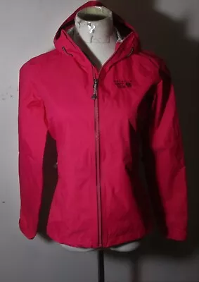 Women's MOUNTAIN Hard Wear Pink Fuschia Full Zip Hooded Jacket Size XS NWOT • $36